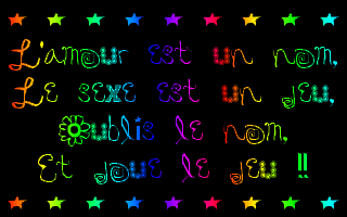 OUBLIE LE NOM �*� JOUE LE JEU